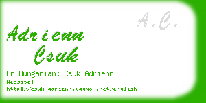 adrienn csuk business card